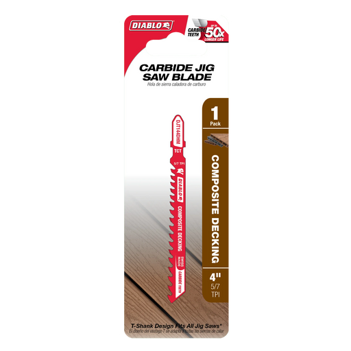Diablo carbide jig saw blade packaging on a white background
