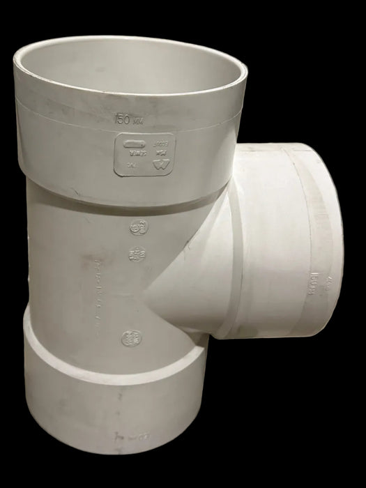 6 in. PVC Straight Tee