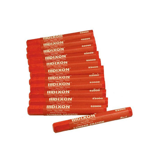 Dixon Ticonderoga red hex lumber crayon