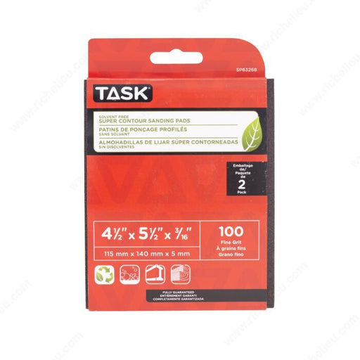 Task solvent-free eco super contour sanding pad, series photo