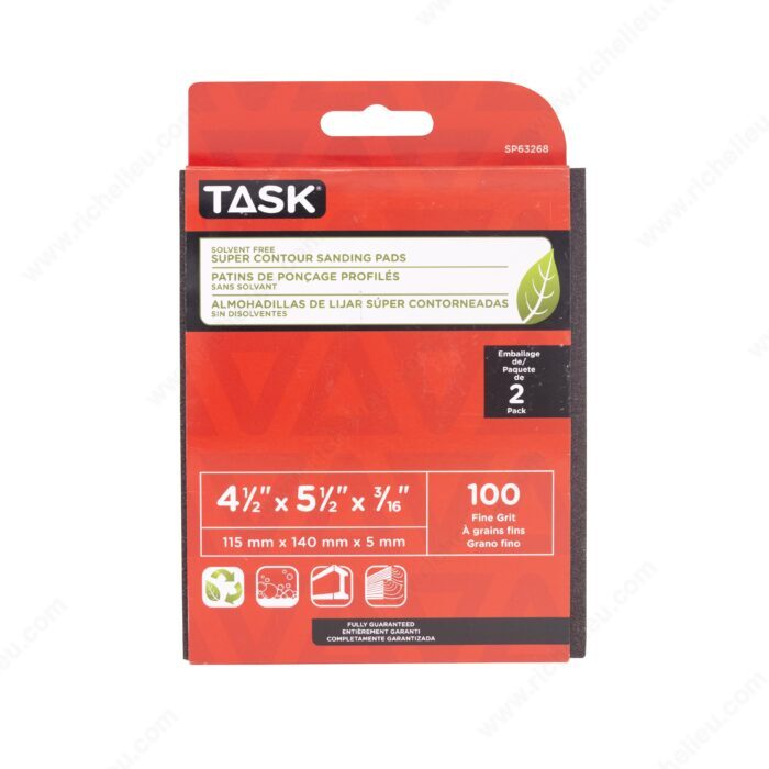 Task solvent-free eco super contour sanding pad, series photo