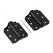 3" Black Adjustable Surface Spring Hinges (2-Pack) - Onward 445FBV