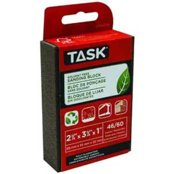 46/80 Grit Solvent-Free Sanding Block - SP64258 Task