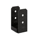 4" x 4" Rough Black Post Base ZMAX - APVB44R