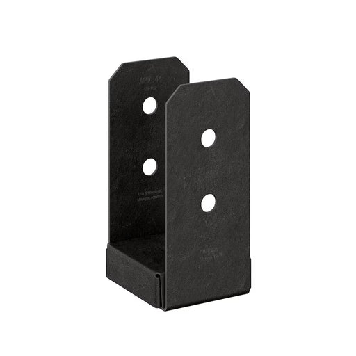 4" x 4" S4S Black Post Base ZMAX - APVB44