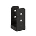 4" x 4" S4S Black Post Base ZMAX - APVB44