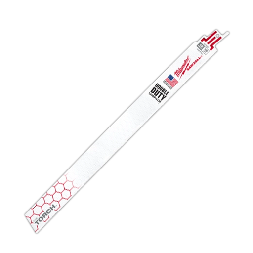 Milwaukee 48-00-5789 The Torch 12 in. 18 TPI Sawzall blades, 5-pack