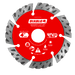 Diablo Diamond Segmented Turbo Masonry Cut-Off Blade for Concrete, Brick and Block, 4 in.