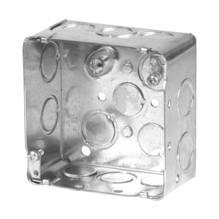 4 in. x 4 in. Ceiling Box, 2-1/8 in. Deep