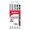 Diablo DMAMM1190-S5 5 Pc Multi-Material Carbide-Tipped Hammer Drill Bit Set in Packaging