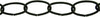 King Chain - 1/8" Open Oval Black Lightweight Chain (Price Per Foot) - 536521