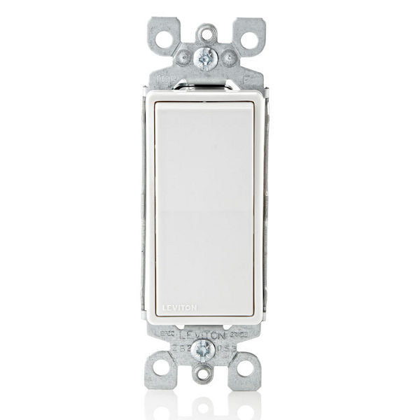 Leviton Decora 5601 white single-pole rocker switch