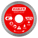 Diablo Diamond Continuous Rim Masonry Cut-Off Disc for Tile and Stone, 4 in.