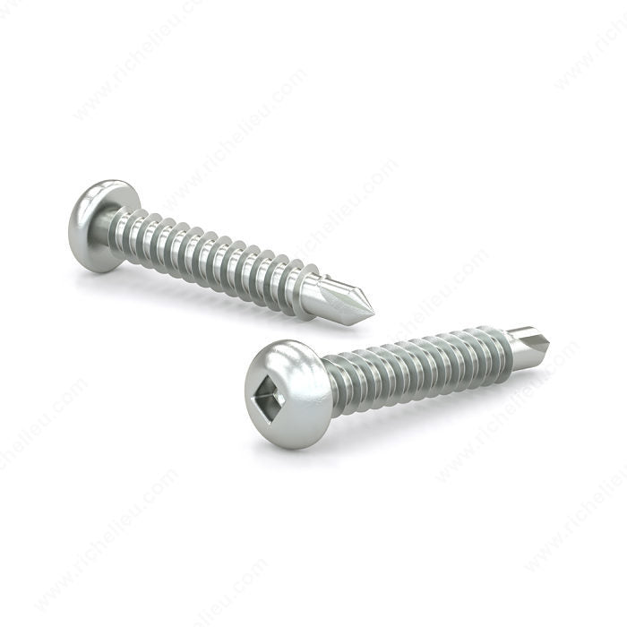 #6 x 1/2" Zinc Pan Head Self Drilling Tek Metal Screws 100/Pack