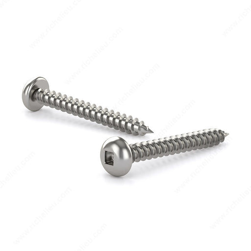 #6 stainless steel pan head square drive self tapping metal screws pack