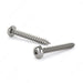 #6 stainless steel pan head square drive self tapping metal screws pack