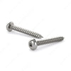 #6 stainless steel pan head square drive self tapping metal screws pack