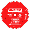 Diablo D0760A 7-1/4" x 60-Teeth Ultra Finish Circular Saw Blade for Wood & Plywood