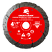 Diablo Concrete Demon Diamond Segmented Turbo Tuckpoint Blade for Mortar Joints, 4-1/2 in.