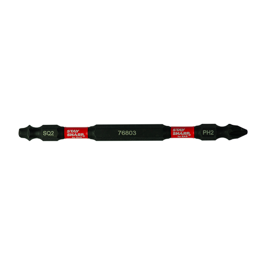 Exchange-A-Blade Stay Sharp 4 in. x SQ2/PH2 Torsion Impact Square Recess, Phillips item 76803