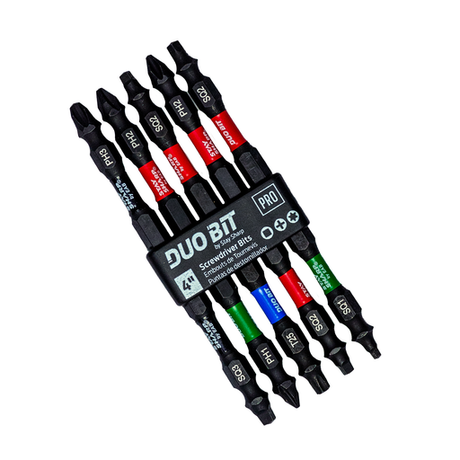 Exchange-A-Blade Stay Sharp 4 in. x SQ2/PH2 Torsion Impact Bit Clip Square Recess, Phillips, Torx (5 Pc Multipack) item 76810