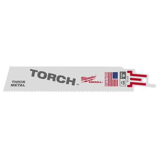 Milwaukee 48-00-5712 6 in. 10 TPI TORCH blade 5 pack