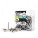 #8 by one inch stainless steel pan head self tapping square drive metal screws