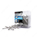 #8 by three inch stainless steel flat head self tapping metal screws pack
