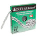 Dahl All Round Strapping 9047 galvanized steel, 3/4 in. x 25 ft, 24 gauge, shown in dispenser box