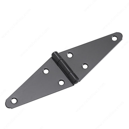 4" Black Heavy Duty Strap Hinges (2-Pack) Onward 921FBR