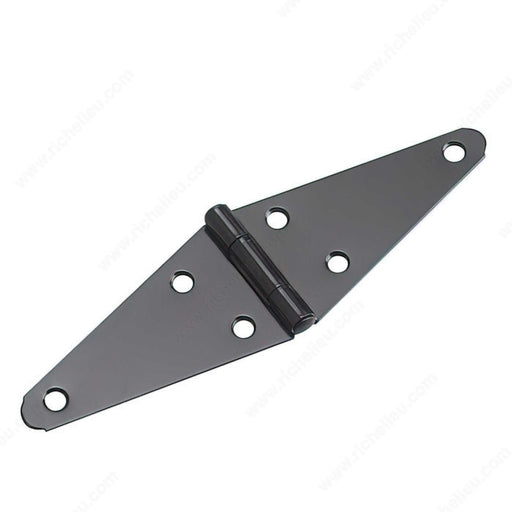 4" Black Heavy Duty Strap Hinges - Onward 921FBV