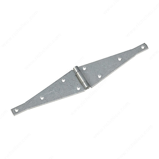 10" Galvanized Heavy Duty Strap Hinge - Onward 924GABC