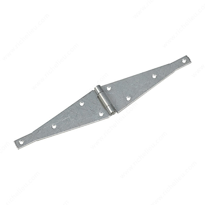 10" Galvanized Heavy Duty Strap Hinge - Onward 924GABC