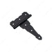 4" Black Decorative Heavy Duty T-Hinges (2-Pack) Onward 9255FBR
