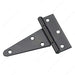 4" Black Heavy Duty T-Hinge (2-Pack) - Onward 925FBV