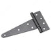 6" Black Heavy Duty T-Hinges (2-Pack) - Onward 926FBR