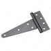 6" Black Heavy Duty T-Hinge (2-Pack) - Onward 926FBV