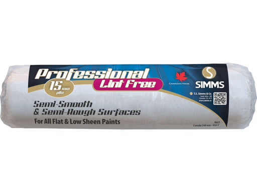 Simms R-622 Professional lint free roller refill, 9-1/2 in. x 15 mm
