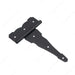 8" Black Decorative Heavy Duty T-Hinge Onward 9275FBR