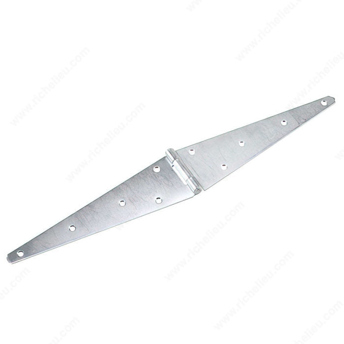 12" Zinc Heavy Duty Strap Hinge - Onward 930XB