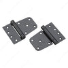 3-1/2" Black Self-Closing Rectangular T-Hinges (2-Pack) - Onward 942FBR