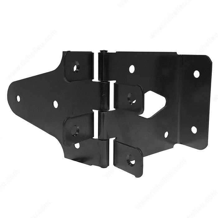 4" Black PermAlign Heavy Duty Post/Strap Hinge - Onward 94232FBBC