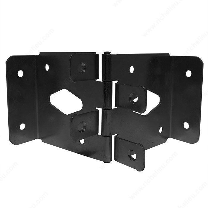 4" Black PermAlign Heavy Duty Post/Post Hinge - Onward 94233FBBC