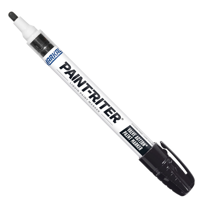 Markal Paint-Riter Valve Action paint marker, black