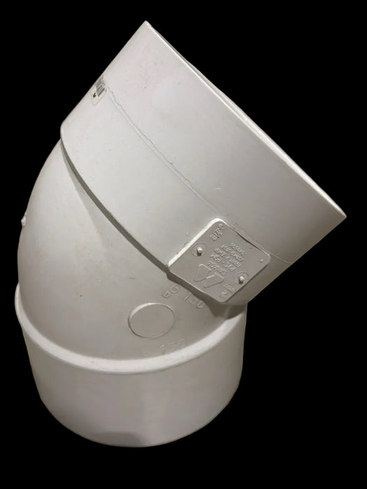 6 in. PVC 45-Degree Elbow