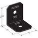 90^ Angle Bracket Black Z-Max for 4x - Outdoor Accents APVA4