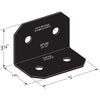 90^ Angle Bracket Black Z-Max for 6x - Outdoor Accents APVA6