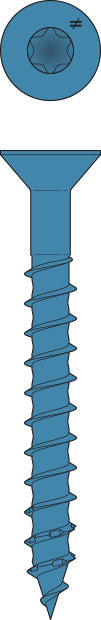 Simpson Strong-Tie Titen Turbo flat-head concrete screw, product illustration