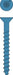 Simpson Strong-Tie Titen Turbo flat-head concrete screw, product illustration