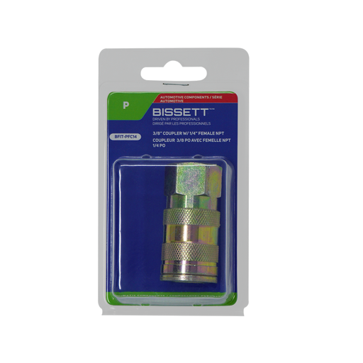 Bissett BFIT-PFC14 3/8" Automotive Coupler x 1/4" Female NPT